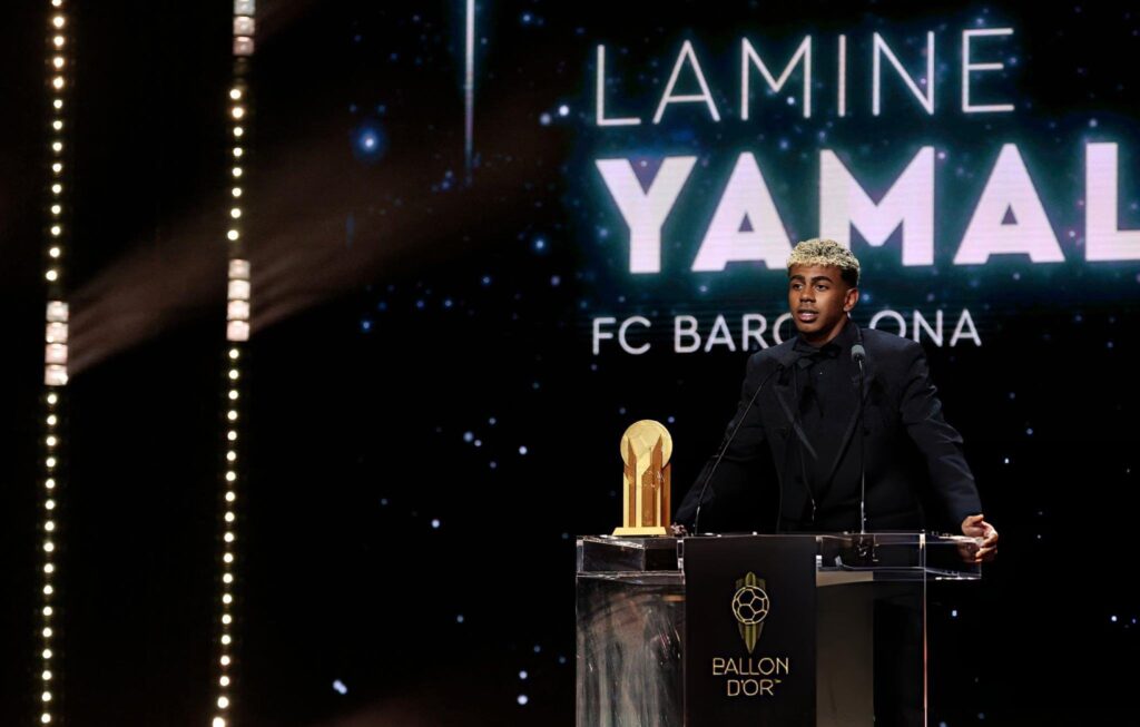Lamine Yamal wins Kopa Trophy