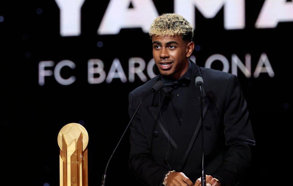 Lamine Yamal wins Kopa Trophy