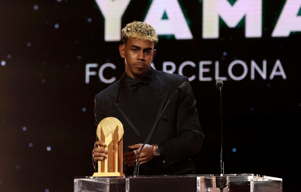 Lamine Yamal wins Kopa Trophy