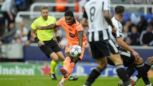 Barcelona Player Marcus Rashford Performance Against Newcastle