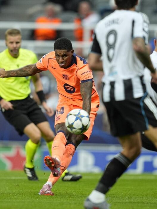 Barcelona Player Marcus Rashford Performance Against Newcastle