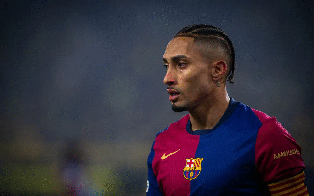 Lamine Yamal Raphinha and Fermín López