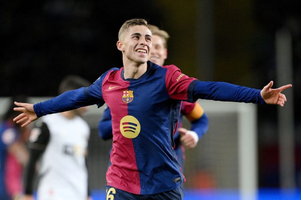 Lamine Yamal Raphinha and Fermín López